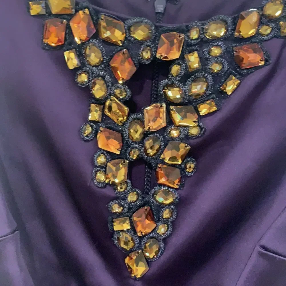 Purple stone front dress 👗 - Picture 9 of 16